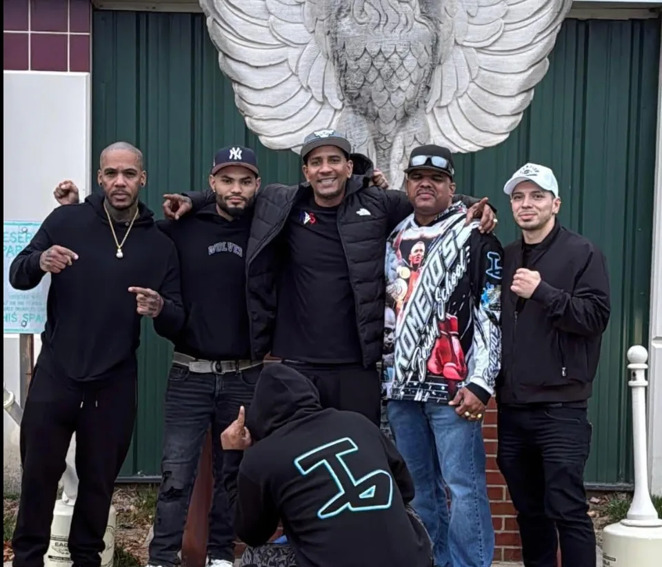 Romero's Boxing School team at the Eagles Club event